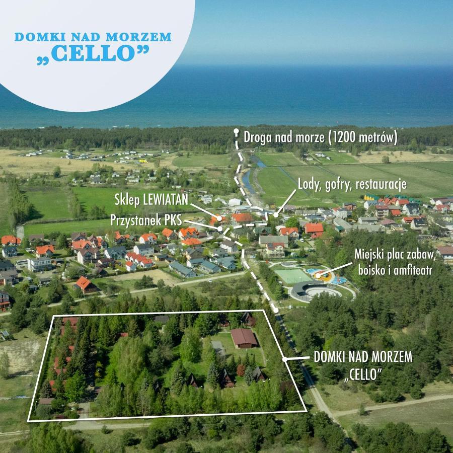 Domki Nad Morzem Cello Ostrowo  Εξωτερικό φωτογραφία